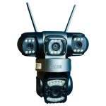 V380 PRO 3 Lens CCTV Outdoor Waterproof Night Vision PTZ Camera In Bangladesh