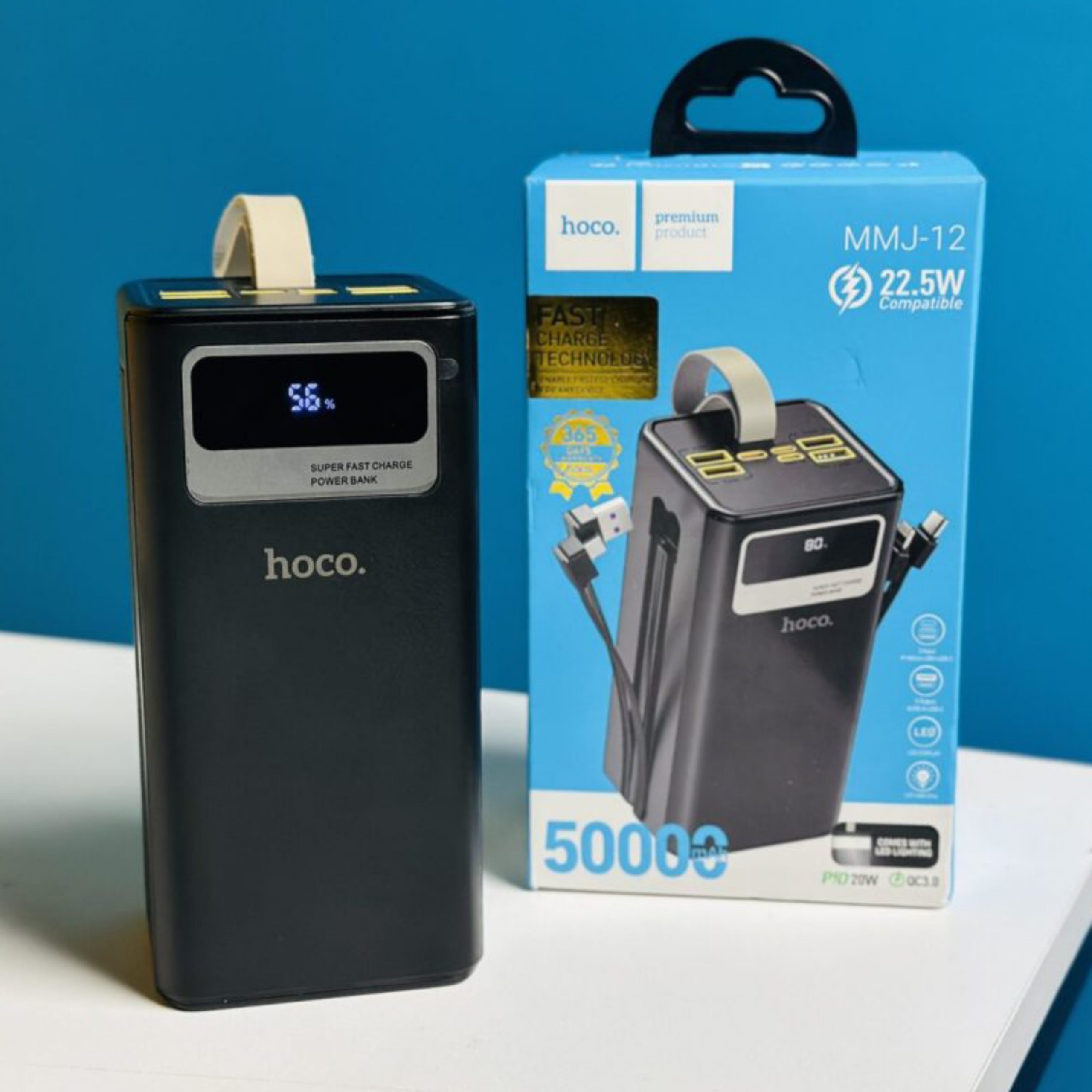 2026/01/1000018584-scaled.jpg Hoco MMJ-12 50000mAh 22.5W Fast Charging Power Ban - Image 1