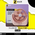 JYSUPER JY-1881 Portable USB Mini Fan with LED Light